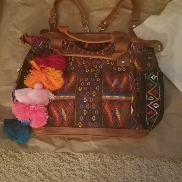 NENA AND CO OOAK LARGE CONVERTIBLE DAY BAG-NEW - Picture 2 of 8